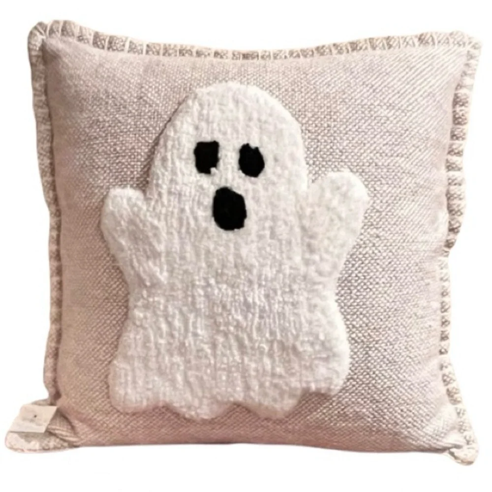 🆕 -Workshop Home by Republic-Halloween Ghost Large Decorative Pillow